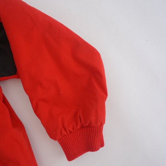 Vintage '80S Club International Red White Puffer Ski Jacket Size Medium - Picture 5 of 14